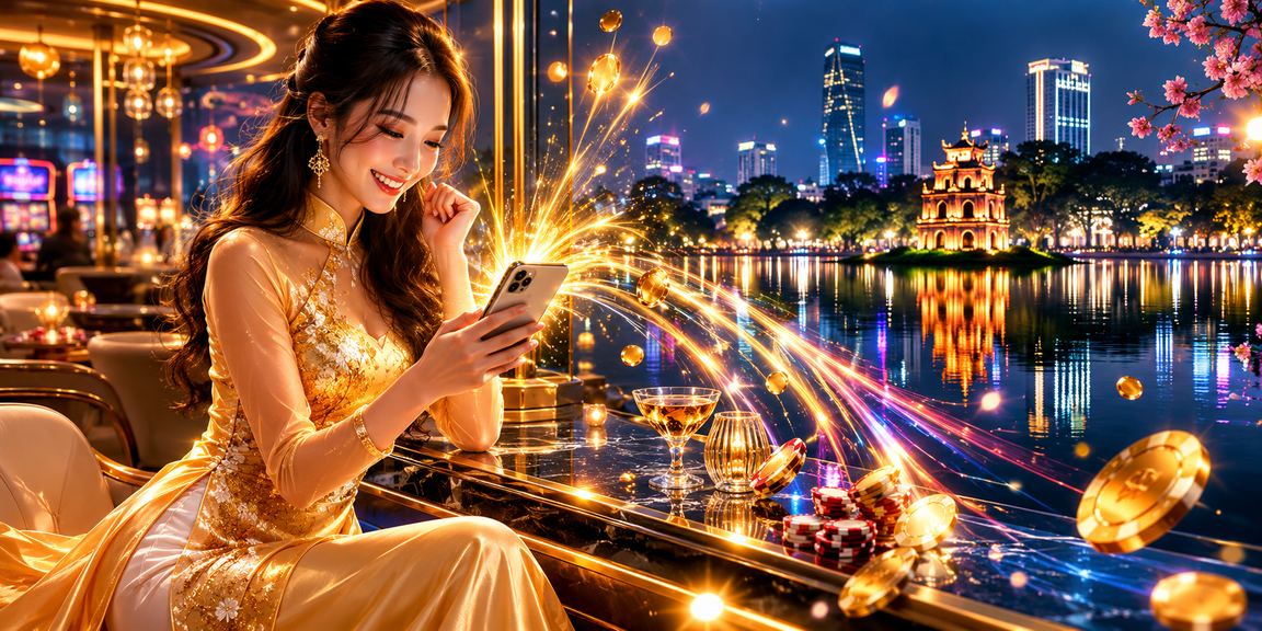 Người dùng Hà Nội sử dụng điện thoại để đặt kèo bóng đá