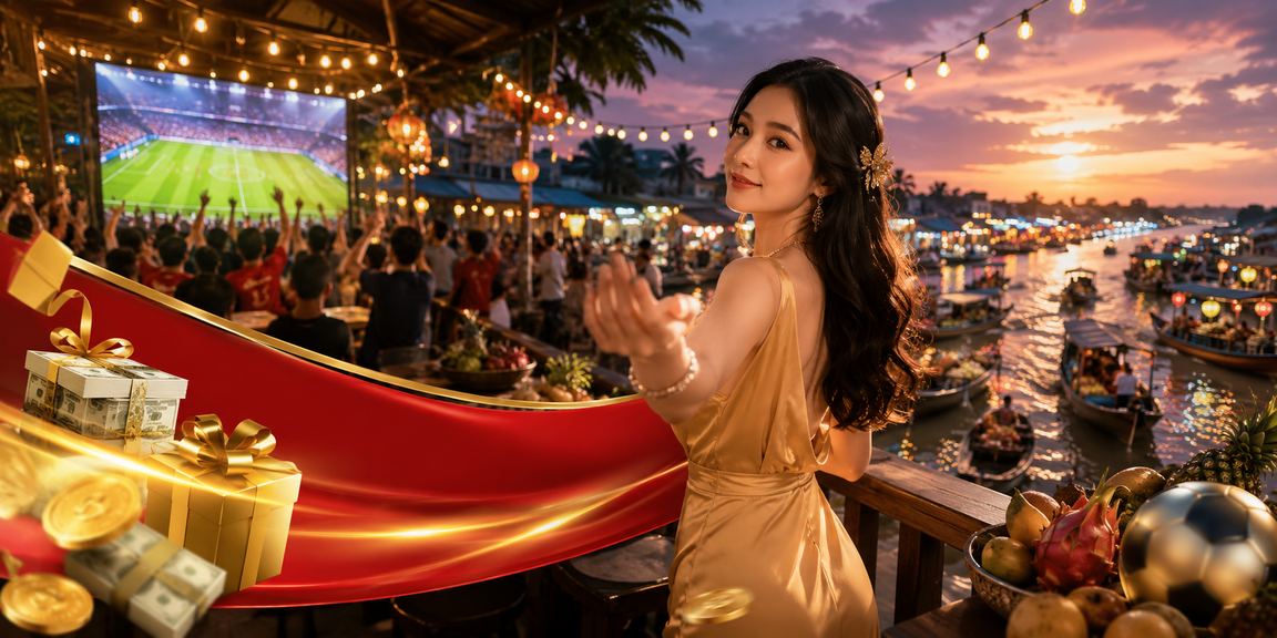 Cảnh sông nước Mekong gắn liền với trải nghiệm giải trí trực tuyến